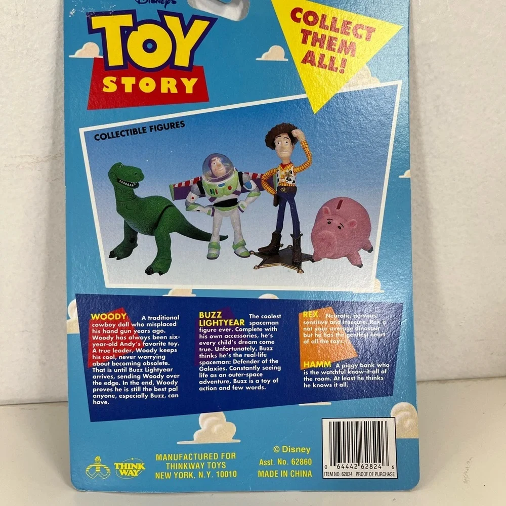 1995 Woody Collectible Figure Toy‎ Story Disney Thinkway Toys